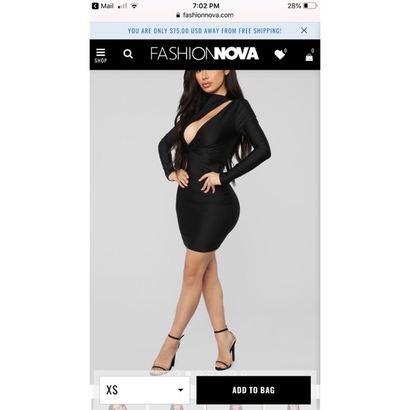 Fashion nova black dress! - Picture 3 of 3